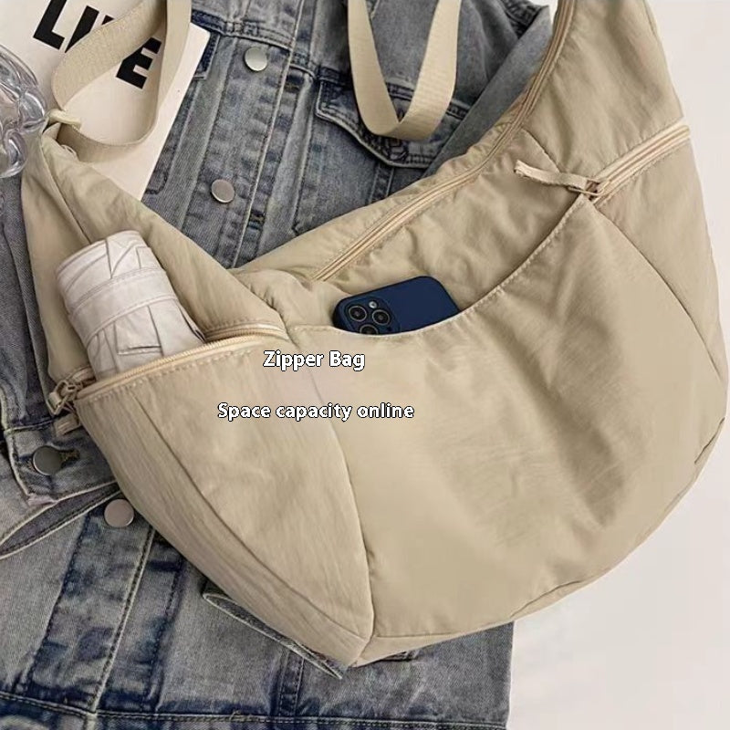 Waterproof crossbody dumpling bag Multi-pocket sports cycling bag Unisex