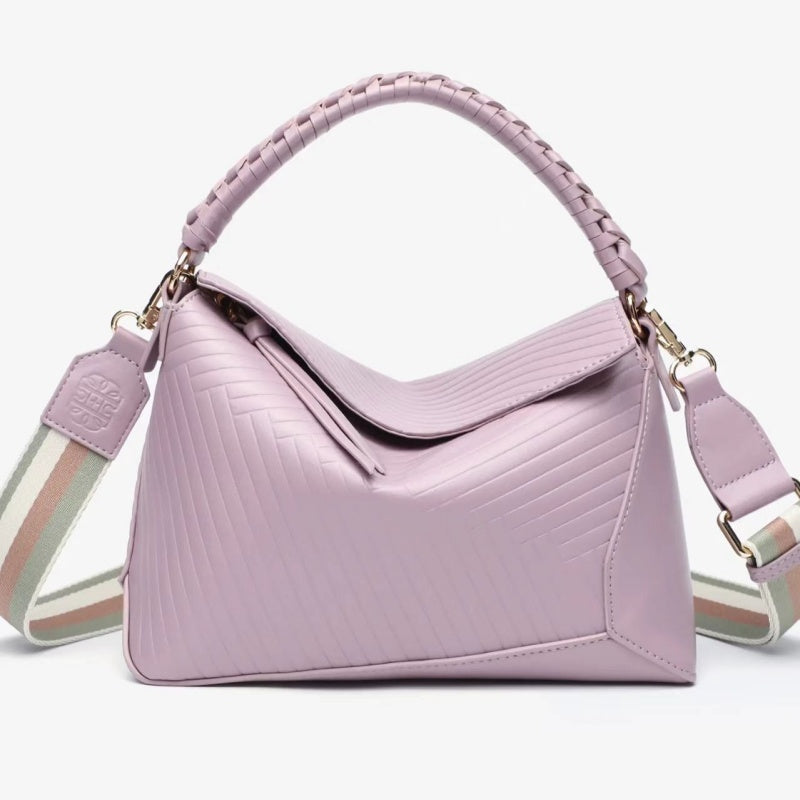 New dopamine color light luxury women's bag can be carried by hand or crossbody