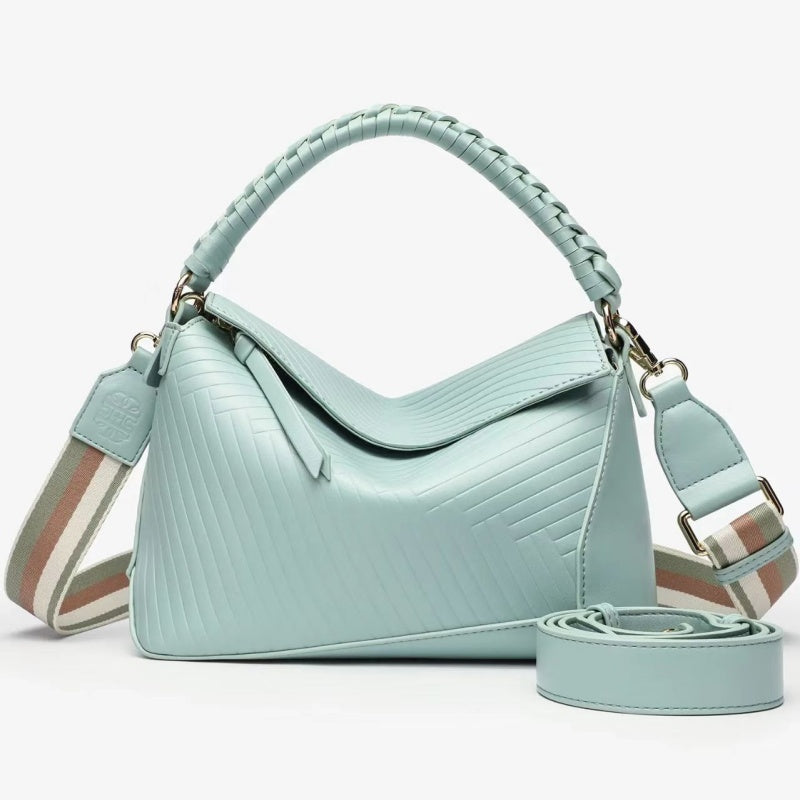 New dopamine color light luxury women's bag can be carried by hand or crossbody