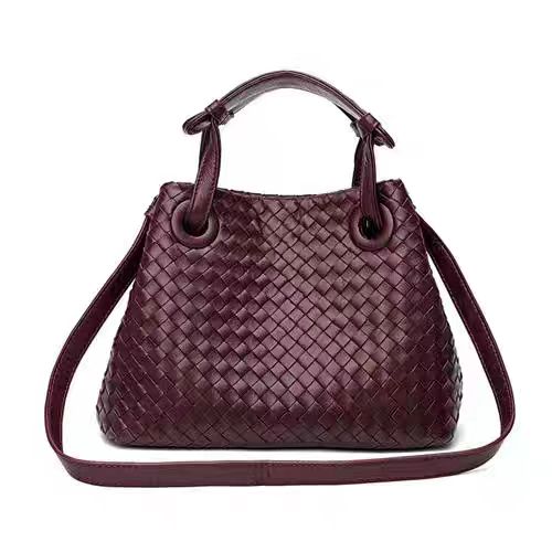 New woven large capacity handbag fashionable commuter bag for women