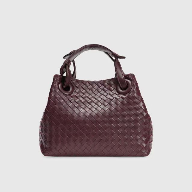 New woven large capacity handbag fashionable commuter bag for women