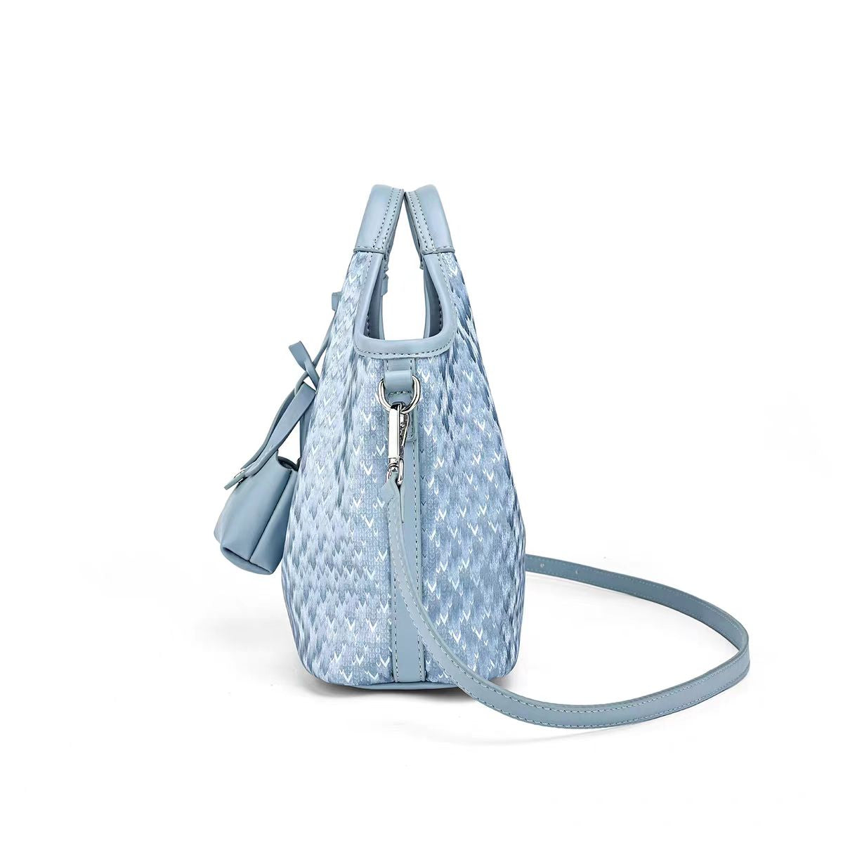 Blue Tote Bag Women's Commuter Shoulder Crossbody
