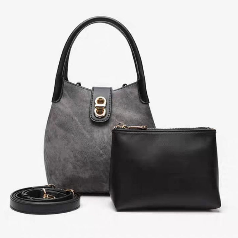 Fashionable commuter bucket bag for women