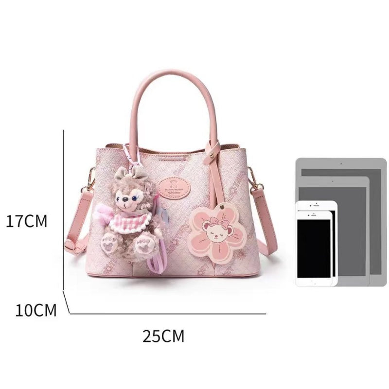 2025 Spring and Summer New Dopamine Pink Bucket Bag for Women