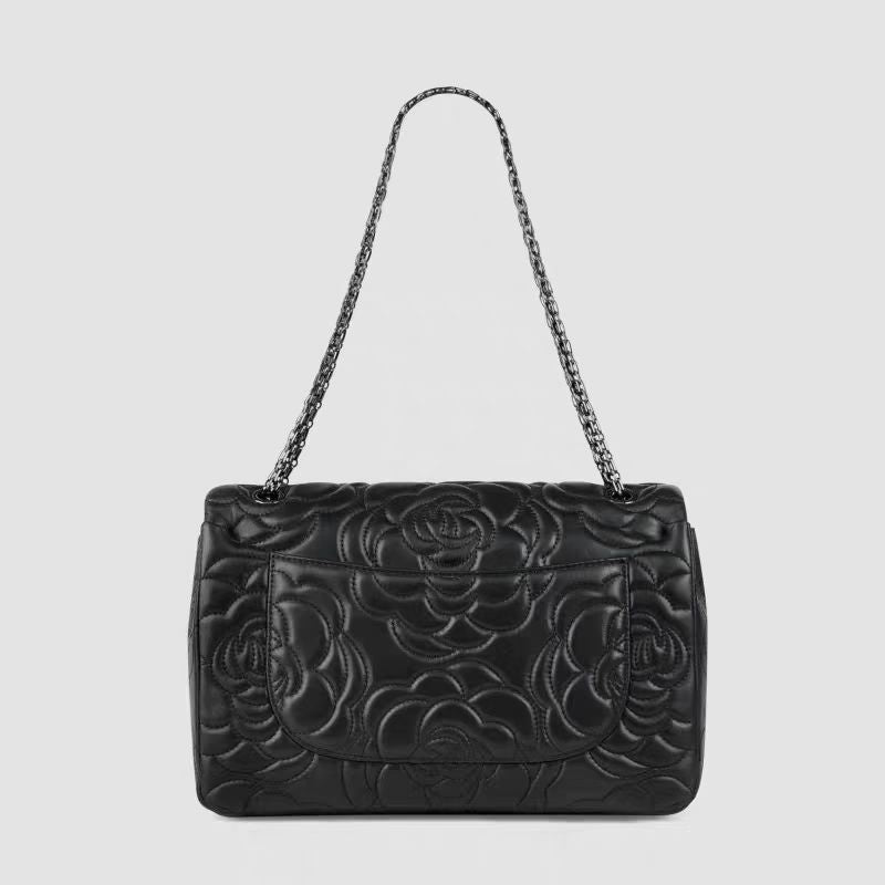 Camellia print women's bag shoulder and crossbody design