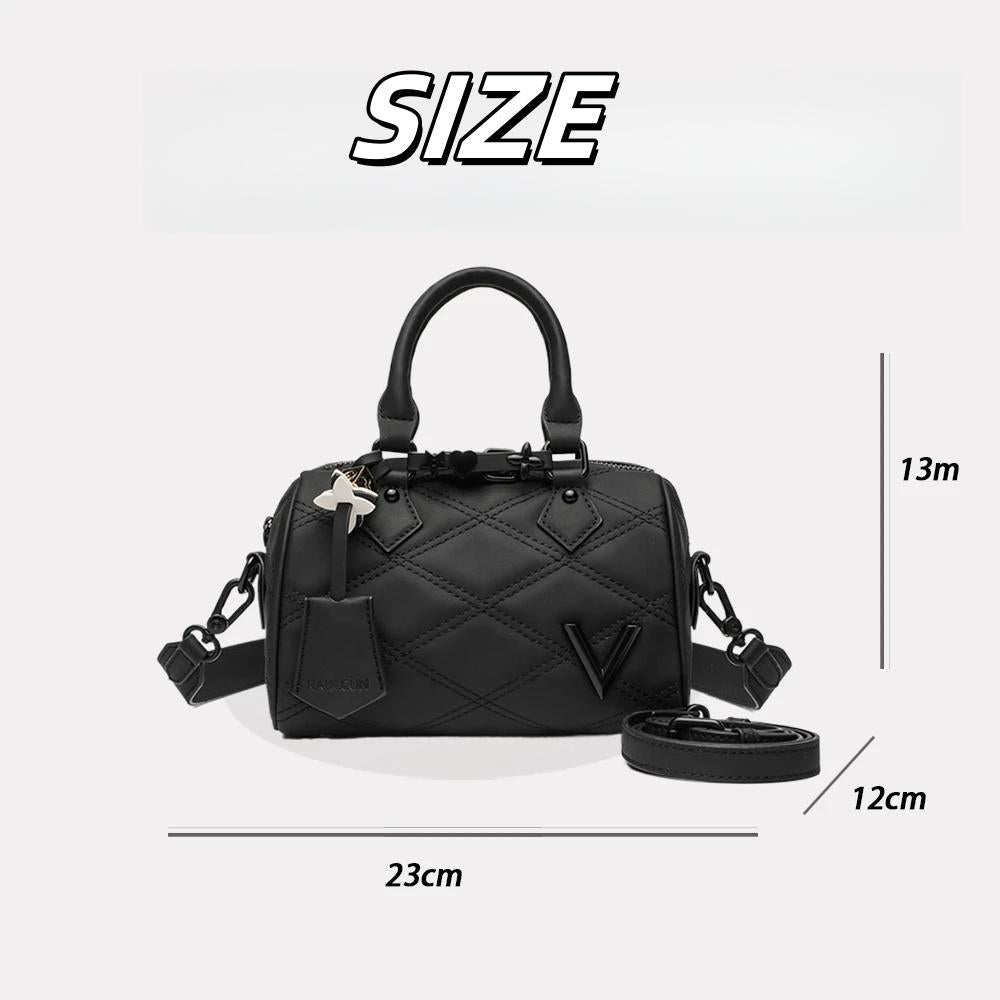 Simple and Stylish V Design Bag with Two Strap Options for Daily Outfits