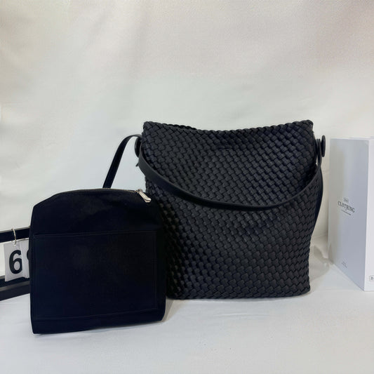 New women's woven tote bag with large capacity, suitable for commuting and traveling